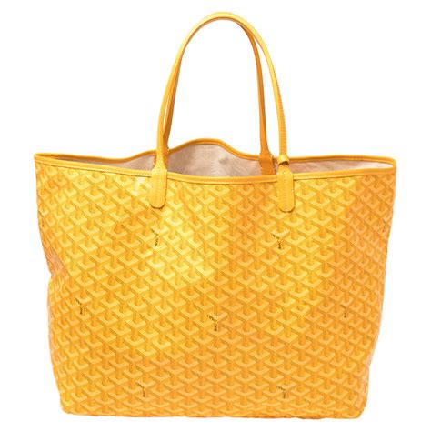 goyard shoulder bag yellow|goyard tote bag price.